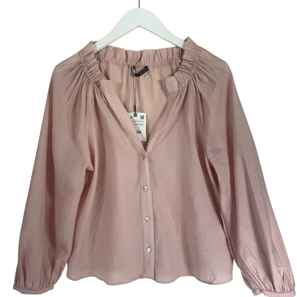 ZARA womens Elegant Pink Women's Top size x small
